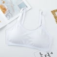 thumbnail image 4 of 1pc Girls Training Bra Cotton Sport Crop Cami Bras for Teens with Adjustable Straps for Big Girls 9-16 Years, 4 of 6