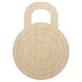thumbnail image 1 of Combination Lock Doodle Wood Shape Unfinished Piece Cutout Craft DIY Projects - 4.70 Inch Size - 1/4 Inch Thick, 1 of 7