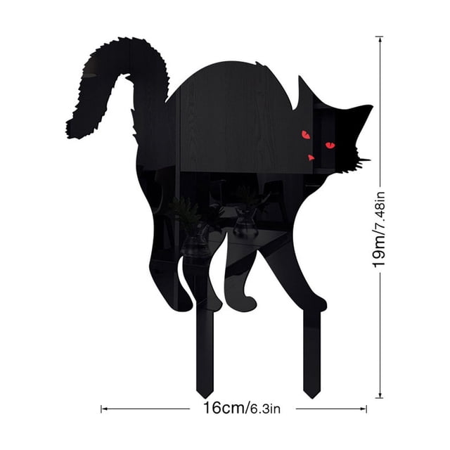 Outdoor Halloween Decorations,Halloween Outdoor Decorations Halloween Acrylic Outdoor Courtyard Decoration Ground Insertion Garden Garden Halloween Decorations Outdoor