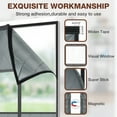 thumbnail image 5 of Lapalife Magnetic Thermal Insulated Door Curtain with Perspective Window, Fits 35" x 82" Doors Waterproof Windproof Door Screen Insulation Cover to Keep Warm in Winter, Gray, 5 of 9