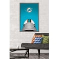 thumbnail image 2 of NFL Miami Dolphins - S. Preston Mascot T.D. 20 Wall Poster, 22.375" x 34", Framed, 2 of 3