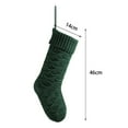 thumbnail image 3 of Christmas Stockings Decorative Gift Bag for Gift Wrapping Farmhouse Festival Green, 3 of 6