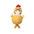 thumbnail image 3 of CoreLiving Crochet Chicken Hanging Plushie with Round Belly and Egg Accent for Easter Holiday Scene Decoration Positive Emotional Support Pals Stress Relief Gift, 3 of 6