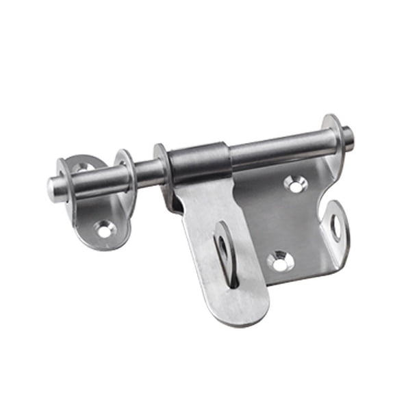 Pestillo De Acero Inoxidable 201 Para Puerta - 12 Mm Grosor, 16 Cm Largo - Incluye Tornillos, Para Casa O Jardín