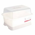 thumbnail image 2 of Dish Drainer Minimalist Dustproof Space Saving Dish Drying Bowl with Lid for Home Kitchen M, 2 of 14