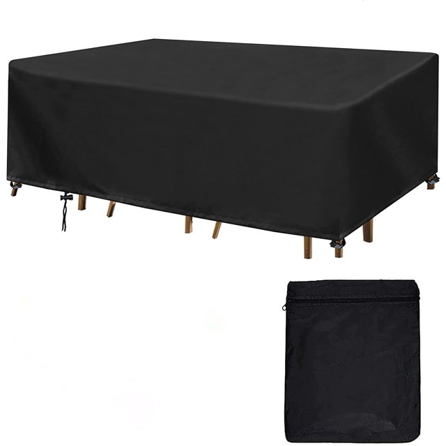 Cubierta impermeable para muebles de jardín 150x150x75cm, cubierta protectora para muebles de jardín, cubierta rectangular para muebles de jardín, cubierta para muebles de exterior Zhivalor XDHY-64-26