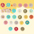 thumbnail image 3 of 1000 Pcs Perles Alphabet en Acrylique 4x7mm Perles Rondes Colorées, Cadeau de Fête des Lettres Anglaises, 3 of 5