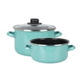 thumbnail image 3 of Batería de Cocina Ekco Acero Esmaltado para Inducción Menta 5 Pzas, 3 of 9