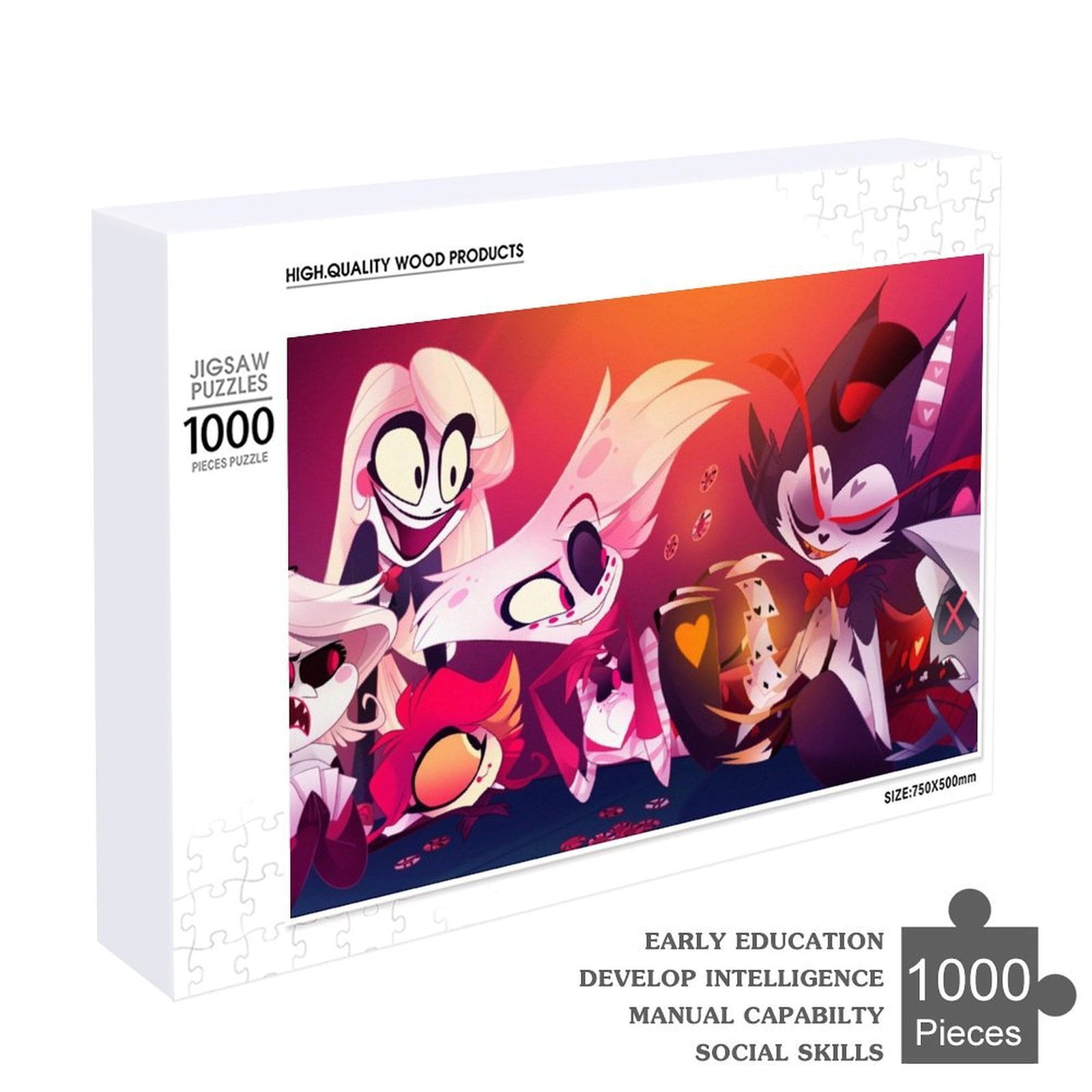 Hazbin Hotel Puzzle - 1000 PCS Jigsaw Puzzle - Walmart.com