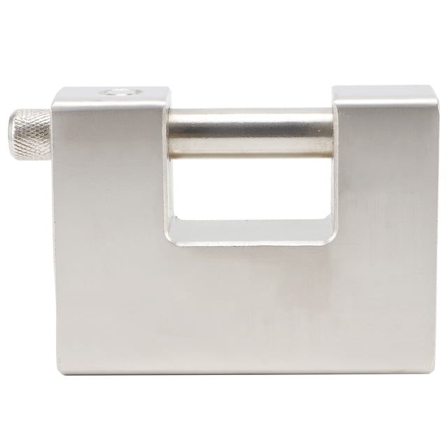 Gupbes Safety ,Door Lock,High Security Rectangular Thick Shackle Anti‑Theft Iron D‑Shaped Door Lock