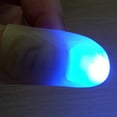 thumbnail image 1 of 1 Pair High Brightness Fingertip Light Magic Trick magic fingertip Props Kids Children Luminous Toy Battery Powered, Blue, 1 of 7