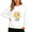 White, variant on Women's Graphic Sweatshirt Sunflower Moon Print Crew Neck Pullover S-3XL
