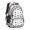 Cow and Moo White Pattern-1, variant on Cow and Moo White Pattern 16.9 Inch Lightweight School Bag, Cute Multi-Pocket Backpack with Padded Back for Daily Use
