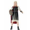thumbnail image 4 of EnJoCho Girls Roman Warior 𝖢ostume Set Short Sleeve Dress with Headband Retro Battle Outfit for Hallow-een Stage Performance Junior Kids Cos-play Party, 4 of 8