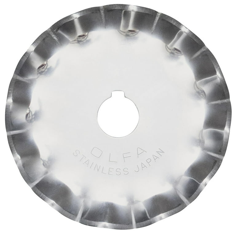 OLFA Replacement Rotary Cutter Blades - Scallop/Peak - 45mm - WAWAK Sewing  Supplies