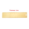 thumbnail image 3 of 120mm 4 Inch Brass Straight Rulers Drawing Measuring Ruler, 3 of 5