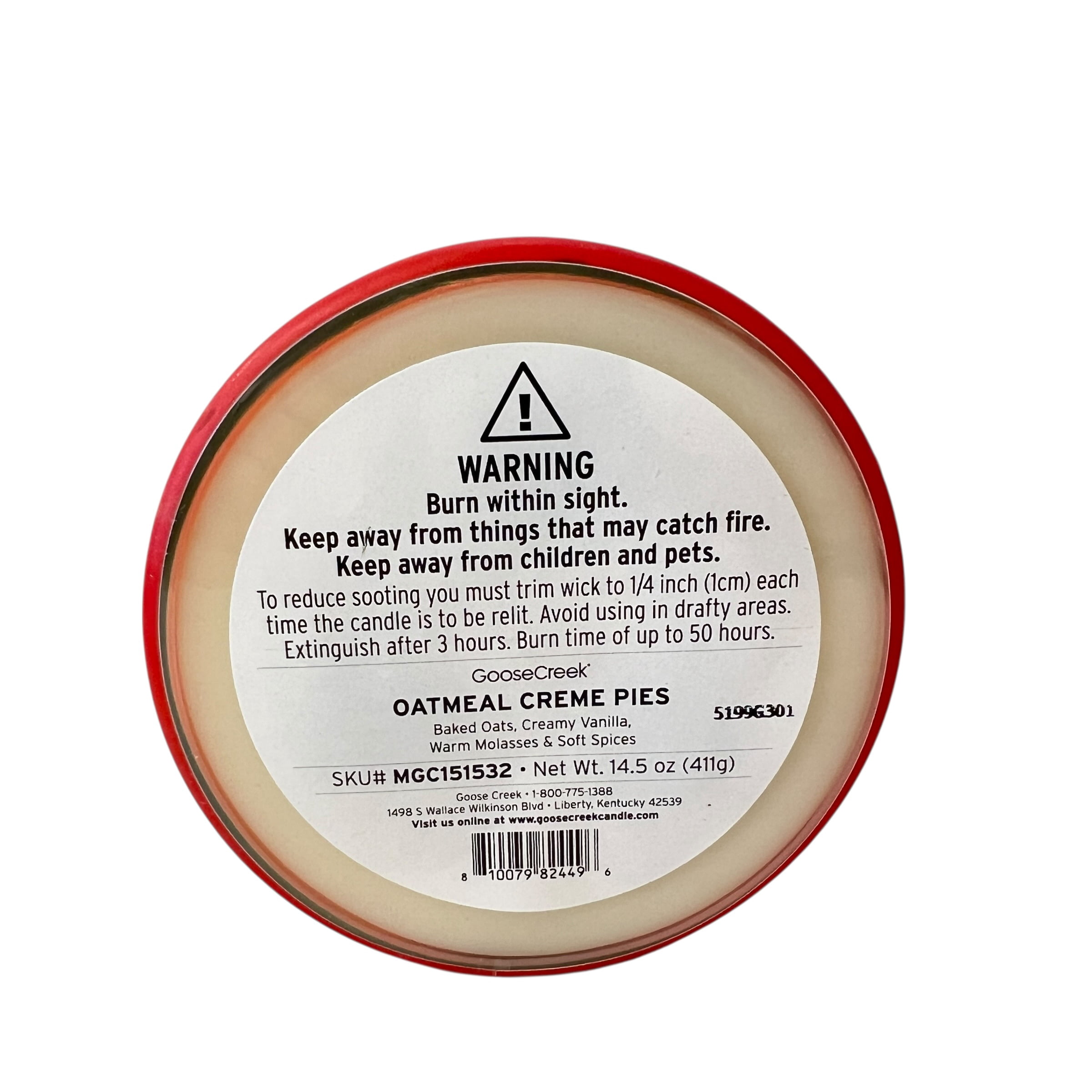 Goose Creek Oatmeal Creme Pies 3 Wick Candle 14.5 oz