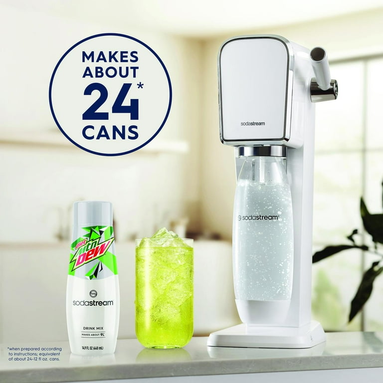 SodaStream Diet Mountain Dew Soda Mix, 14.9 fl oz. (Pack of 4