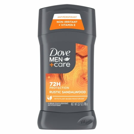 Dove Men Care Antiperspirant Deodorant Stick for Men Rustic Sandalwood, 2.7 oz