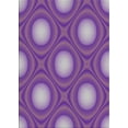 thumbnail image 1 of Ahgly Company Indoor Rectangle Patterned Bright Purple Novelty Area Rugs, 6' x 9', 1 of 6