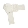 thumbnail image 1 of Guardurnaity Cinturón de gabardina para mujer, estructura duradera, decoraciones únicas, cinturón de cintura llamativo para abrigo Accesorios de disfraces Blanco, 1 of 6