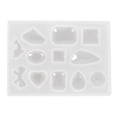 thumbnail image 3 of Coofit Necklace Pendant Mold Non-stick Handmade DIY Key Charm Mold Jewelry Making Mold, 3 of 10