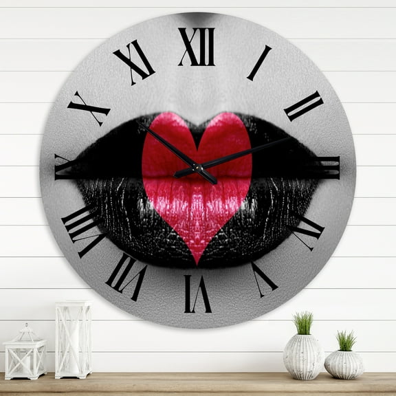 Designart 1 in Modern,Contemporary Wall Clock