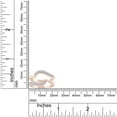thumbnail image 5 of 1/5 Carat Round Cut Lab Created Moissanite Diamond Enhancer Guard For Engagement Wedding Ring In 14K Rose Gold Plated 925 Sterling Silver (Color : G-H, Clarity : VVS1, 0.20 Cttw) Size - 6.5, 5 of 7