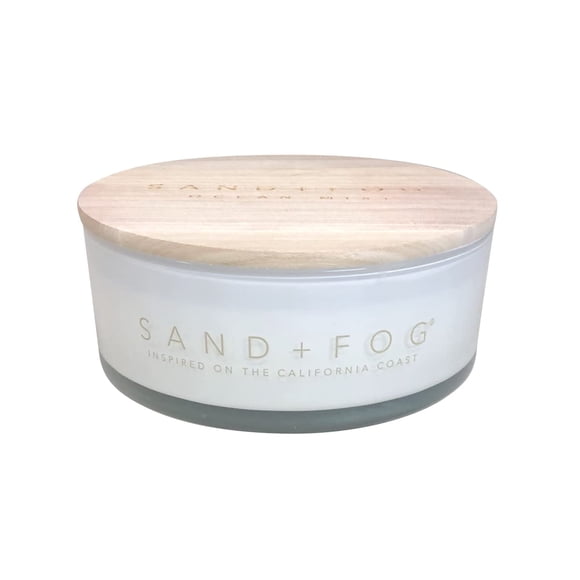 Sand + Fog Scented Candle - Ocean Mist - Additional Scents and Sizes – 100% Cotton Lead-Free Wick - Luxury Air Freshening Ja