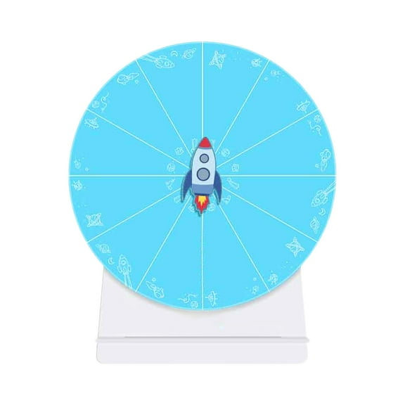 S SERENABLE Tabletop Prize Turntable Roulette Wheel for Promotional Activities Party Pub