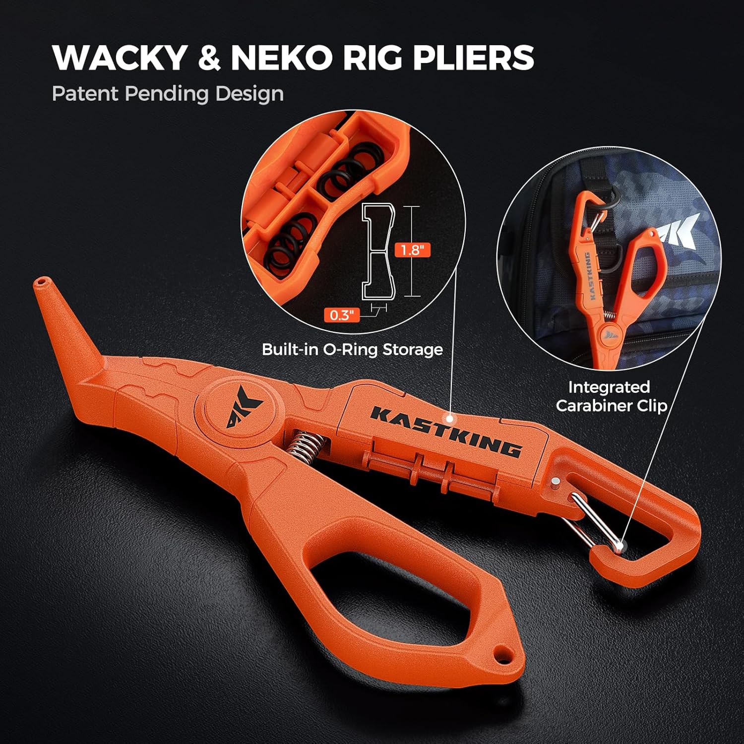 KastKing 7.5" Aluminum Fishing Pliers, Crossover Pliers,Fishing Gear-AlumaStream