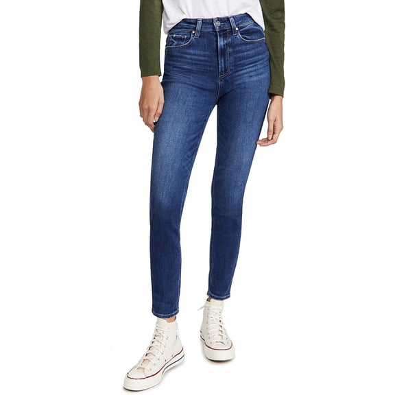 PAIGE Womens Flaunt Denim Cheeky Ankle Jeans 25 Regular Roam