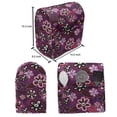 thumbnail image 5 of Flower Lounger Chair Bag, Modern Design Watercolor with Floral Leaf Seemed Ombre Style Print, High Capacity Storage with Handle Container, Lounger Size, Purple White, by Ambesonne, 5 of 5