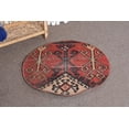 thumbnail image 2 of 2.3x2.3 ft Small Rug, Turkish Rug, Bedroom Rug, Oriental Rug, Vintage Rug, 2 of 9