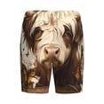 thumbnail image 2 of Lsque Butterfly Cow Barrel Mens Sleep Pajama Shorts,Short Pajama Pants, Cotton Ultra-Soft Knit-3X-Large, 2 of 9