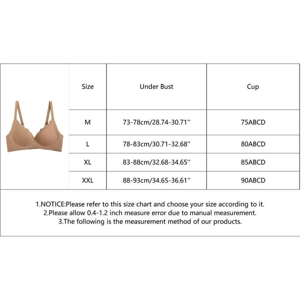 nsendm Female Underwear Adult Pack of Bras for Women Push up Seamless  Feeling Soft Support Thin Underwear Women's Large Sports Bra High  Support(Sky