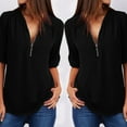 thumbnail image 2 of Black Women's Long Sleeve T-shirt, Fashion Women Casual Tops T-Shirt Loose Top Long Sleeve Blouse,Women's Long sleeve T-shirt L, 2 of 6