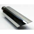 thumbnail image 3 of Exhaust Tip 5.00" Dia X 18.00" Long 2.50" Inlet Slant  Polished Stainless Wesdon Exhaust Tip, 3 of 8