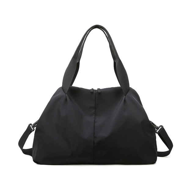 Sonducket Bolsa de viaje de repuesto de Color sólido, telescópica, de gran capacidad, con asa de elevación de un solo hombro, bolsa para Bolsas de mensajero y de hombro Negro