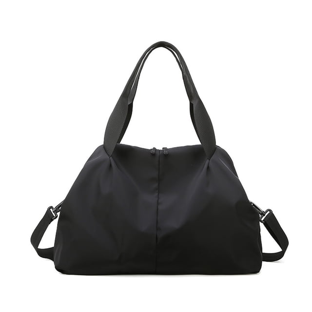Sonducket Bolsa de viaje de repuesto de Color sólido, telescópica, de gran capacidad, con asa de elevación de un solo hombro, bolsa para Bolsas de mensajero y de hombro Negro