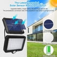 thumbnail image 2 of Luz Solar Exterior 56 LED Focos LED Exterior Solares 2 Paquetes Súper Brillantes IP65 Impermeable foco solar exterior con Sensor de Movimiento Cable de 5m para Jardin Garaje Terraza [Clase de eficienc, 2 of 5