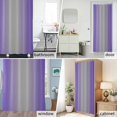 thumbnail image 6 of Ombre Purple Gray Fabric Shower Curtain Gradient Color Washable Shower Curtains for Bathroom, Waterproof Bath Curtain with Hooks Home Decor 36x72in, 6 of 8