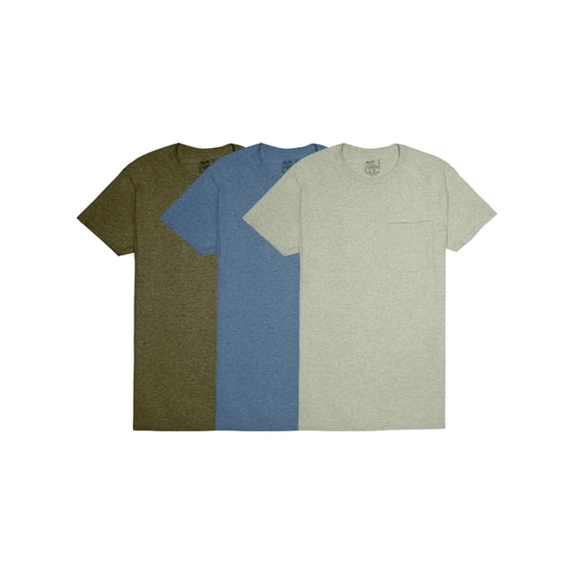 Camisetas interiores Fruit of the Loom para hombre, control de humedad, paquete de 3