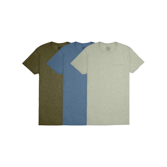 Camisetas interiores Fruit of the Loom para hombre, control de humedad, paquete de 3