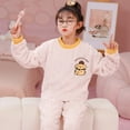 thumbnail image 2 of 2Pcs Children Pajamas Tops+Pants Kuromi Cinnamoroll Sanrios Anime Cartoon Plush Kawaii Clothes Cotton Y2K Sleepwear Homewear, 2 of 5