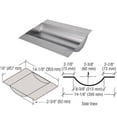 thumbnail image 3 of CRL T18SS Brushed Stainless Deluxe 18" Wide x 14-1/8" Deep x 2-3/8" High Brushed Stainless Drop-In Deal Tray, 3 of 6