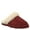 Beet, variant on BEARPAW Women's Loki Mushroom Size 10 | Soft Suede Indoor & Outdoor Slippers | Comfortable & Lightweight Footwear for Women