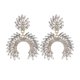 thumbnail image 1 of Pendientes geométricos exagerados con diamantes de imitación para mujer, modelo Grace de moda, C, 1 of 3