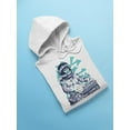 thumbnail image 3 of Astronaut Monkey Dj Hoodie Men -Image by Shutterstock, Male Medium, 3 of 4