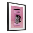 thumbnail image 2 of Stupell Industries Eclectic Disco Coffee Over Pink Black Framed Print Under Glass, 13 x 16, by LISH Creative, 2 of 8
